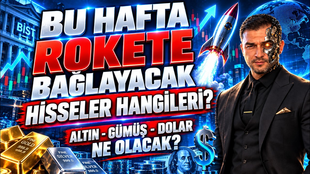BU HAFTA ROKETE BAĞLAYACAK HİSSELER HANGİLERİ? ALTIN - GÜMÜŞ - DOLAR NE OLACAK?