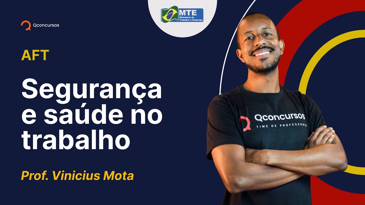 Concurso AFT 2023: Aula de Segurança e saúde no trabalho