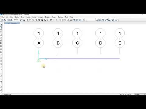 Modelling of beam in Sap2000