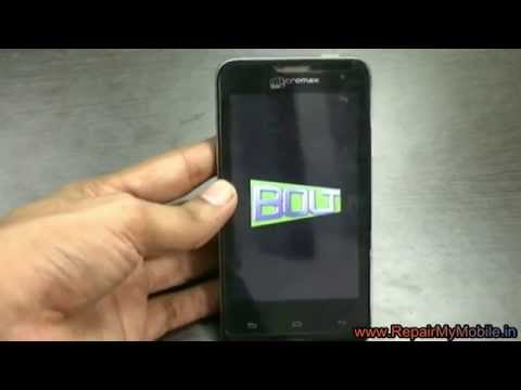 Hard reset Micromax Bolt A36