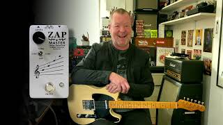 Video thumbnail for Blammo! Electronics: ZAP MASTER Treble Booster - VOX AC30H2L by Brett Kingman