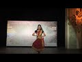 Indian Classical Dance Bharatanatyam Performed By Indian Student Tbilisi Georgia
