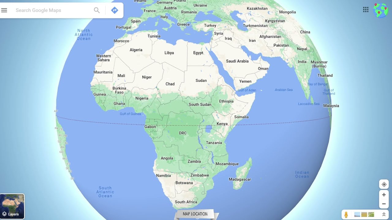 Where on the map - Rwanda