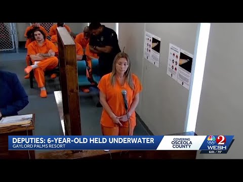 Woman arrested after holding child underwater at Kissimmee hotel pool, deputies say