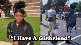 Entitled Girl Approaches Football Jock, Then INSTANTLY Regrets It…