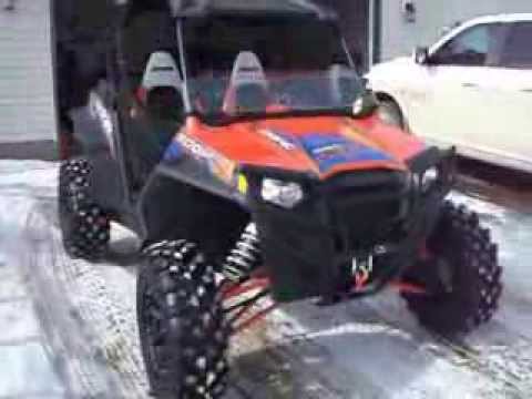 2013 Polaris RZR 900 XP custom MBRP exhaust - Slip on