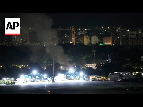 Smoke seen in Caracas after explosions and aircraft heard in Venezuela