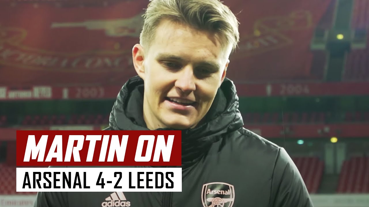 Martin Odegaard on Arsenal 4-2 Leeds United