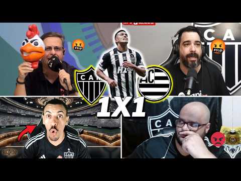 Reactions from Atlético Mineiro fans outraged by the draw - Atlético-MG 1-1 Athletico