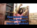 Chest and Triceps Resistance Band Workout - Jitender Rajput