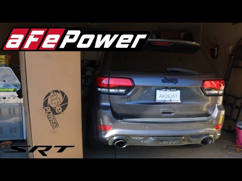 2014 JEEP SRT8 AFE exhaust install