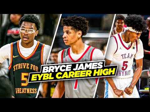 Bryce James EYBL Career High | Kiyan Anthony Catches A Body In Front Of Melo! | EYBL Day 3 Recap