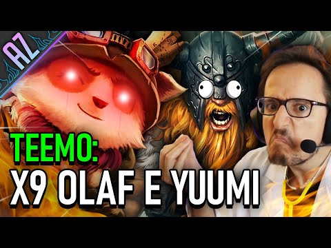 OLAF JUNGLE OPORCA BUILD - UN TEEMO PLAYER FLAMMA TUTTO IL TEMPO - AZ PENTAKILL CHALLENGE