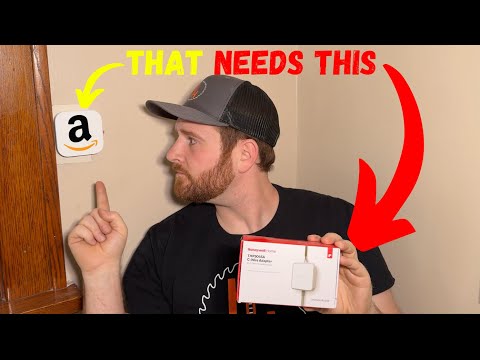 Add a C-WIRE ADAPTER Instead of Rewire (for smart thermostat)