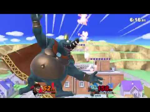 Snake vs King K. Rool Smash Ultimate