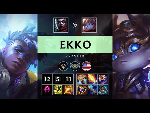 Ekko Jungle vs Poppy - NA Challenger Patch 25.21