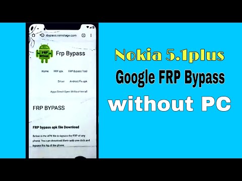 nokia 5.1 plus frp bypass