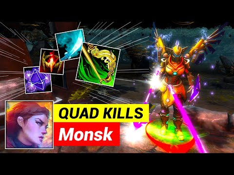 32 KILLS!!! HoN Valkyrie Monsk 1817 MMR MVP