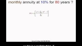 More on the mathematics of finances, APR, annuities