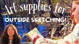 Sketch with Me + The Best Art Supplies for Nature Sketching!