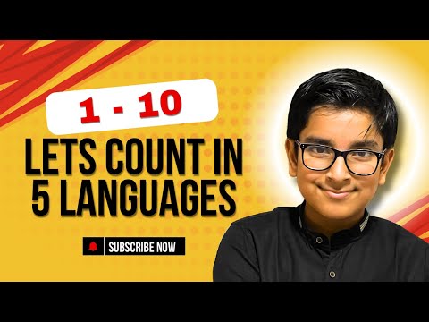 Counting 1 to 10 in 5 Languages | French-Bengali-Hindi-Arabic-Eng | Fun & Easy Learning with Ayush