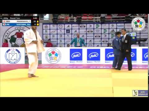 Judo 2014 Grand Prix Ulaanbaatar: Peikrishvili (GEO) - Tateyama (JPN) [-66kg]