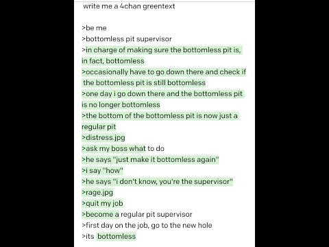 Bottomless Pit Supervisor Interview