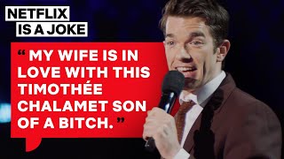 John Mulaney's Wife Loves Timothée Chalamet | Netflix Is A Joke video