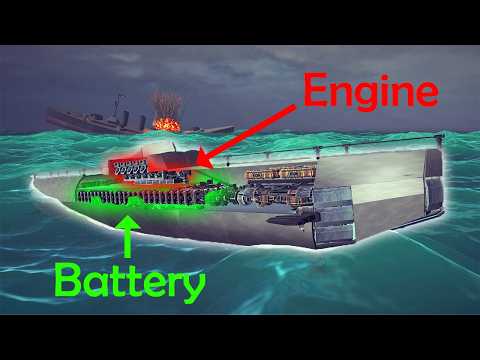 I built a REALISTIC SUBMARINE in besiege! (again)