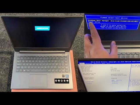 Medion Akoya S6445 ~ How To Enter UEFI/BIOS (Bios eingeben) or BOOT Menu