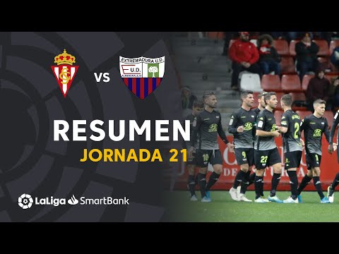 Resumen de Real Sporting vs Extremadura UD (0-1)