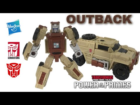 Action figure review - Transformers Power of the Primes: Outback