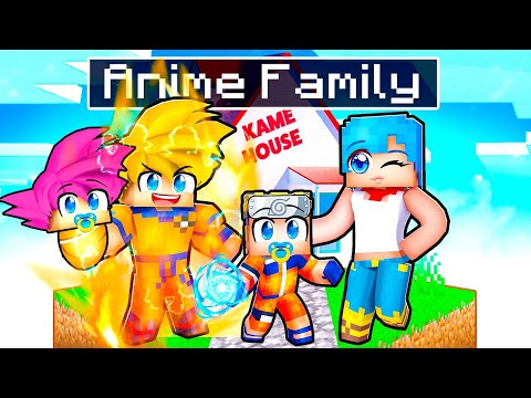 Having an ANIME Family in Minecraft!