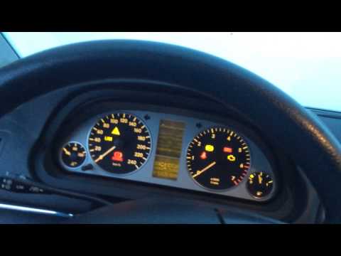 Mercedes-benz B 200 W245 cold -26 start.