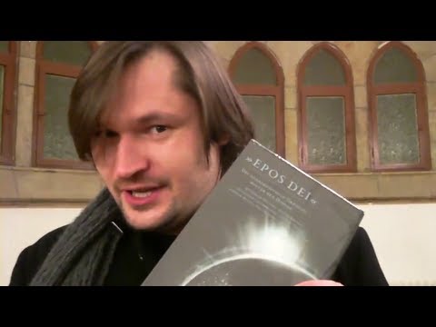 Nina Hagen receives the film Epos Dei as a gift