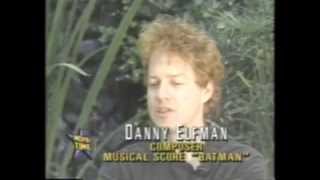 1989 Batman Movie Time Clip Interview Soundtrack Composer Danny Elfman 1989Batman.com Score