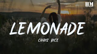Chris/Rice - Lemonade [lyric]