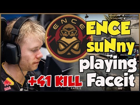 ENCE suNny playing Faceit at Dust2