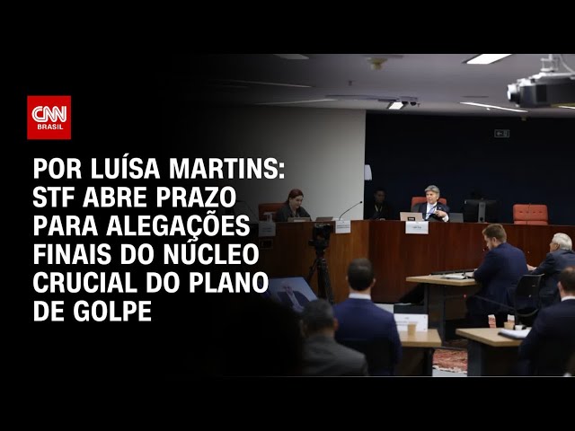 STF abre prazo para alegações finais do núcleo crucial do plano de golpe | BASTIDORES CNN