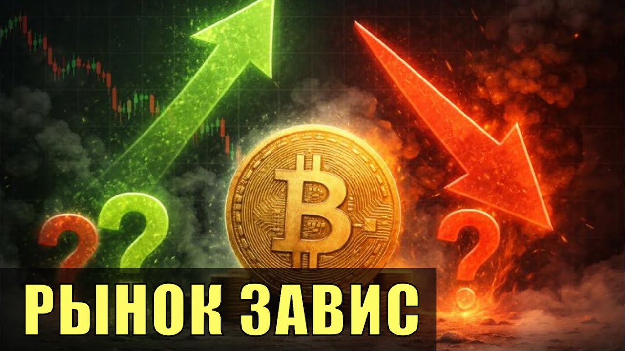 Биткойн снова завис в боковике. Угрожающе завис, надо признать...