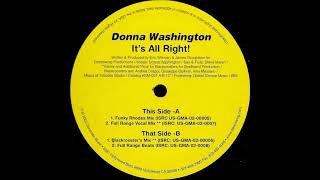 Donna Washington - It's All Right! (Full Range Vocal Mix)