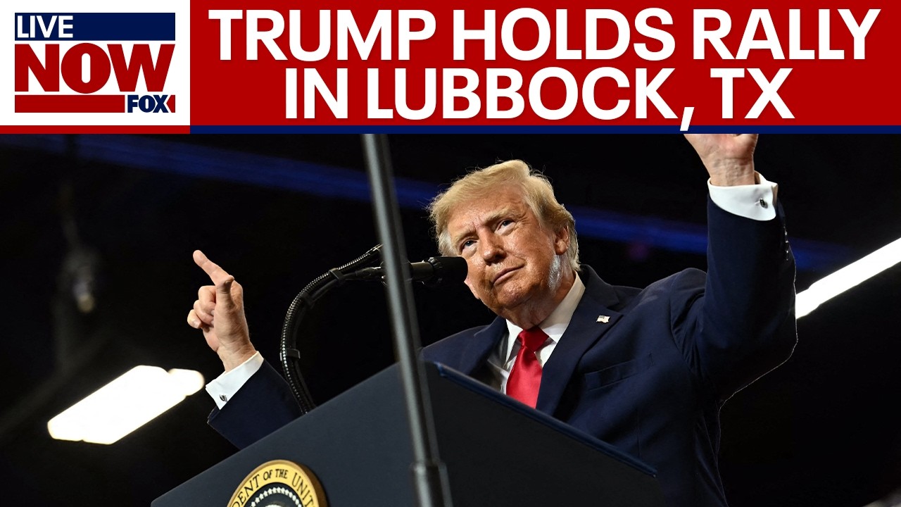 WATCH: President Trump speaks at campaign rally in Lubbock, TX