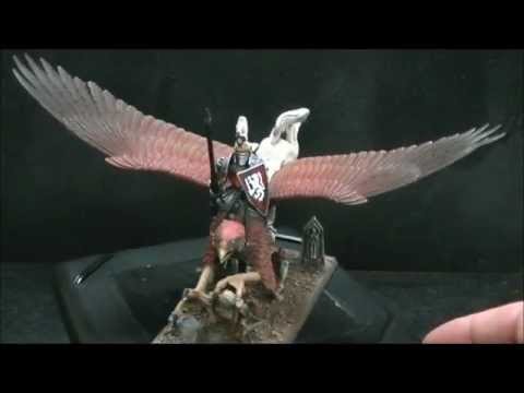 Closer Look- Bretonnian Lord on Hippogryph custom conversion
