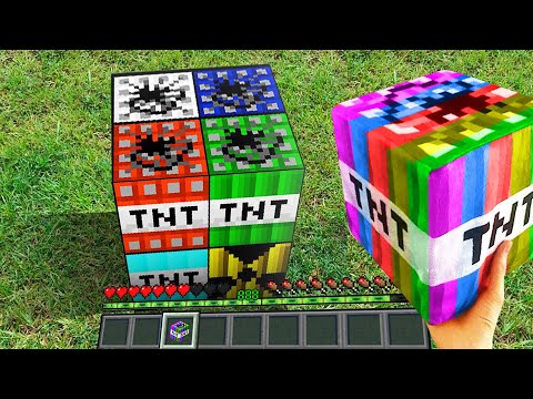 EPIC Real Life Minecraft Rainbow TNT!!