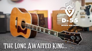 Video thumbnail for Why the @GuildGuitarsUSA D-55 is the long awaited king of Dreadnoughts...a 3 Question Gear Review by Jeremy Sheppard