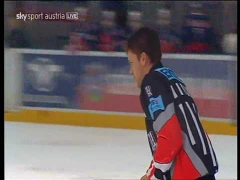 flying referee Tschebull at Alba Volan - RedBulls Salzburg after a check