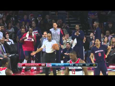Andre Drummond Blocks Marcin Gortat