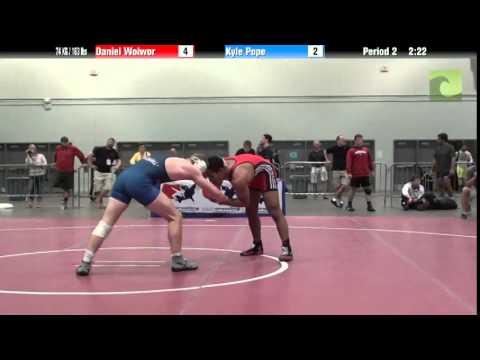 Men 74 KG / 163 lbs - Daniel Woiwor vs. Kyle Pope