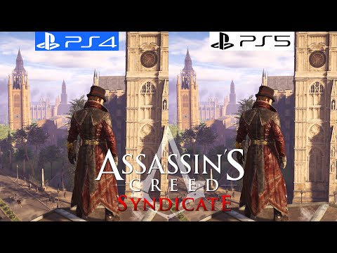 Assassin's Creed Syndicate PS4 vs PS5 BC - Graphics Comparison - Framerate - 4K - Loading Times
