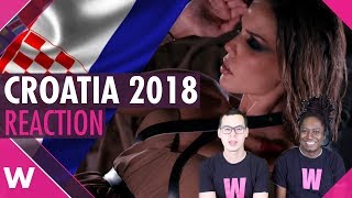 Croatia | Eurovision 2018 reaction video | Franka - &quot;Crazy&quot;